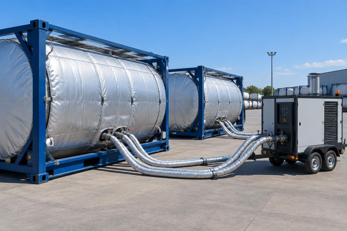 ISO Tank heating service