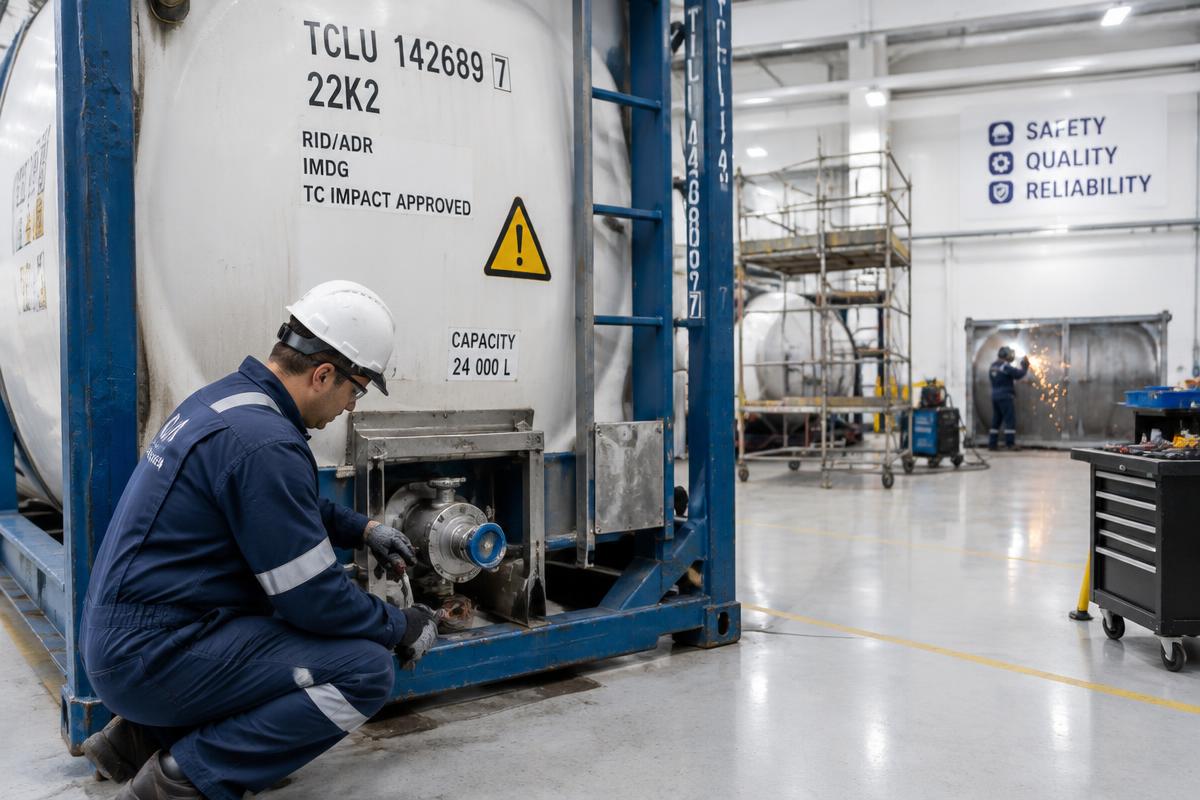 ISO Tank repair workshop